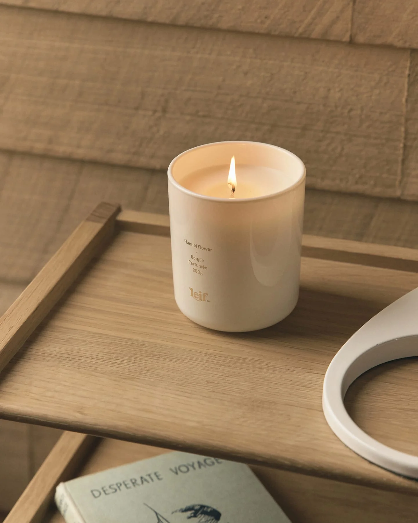 Flannel Flower Candle - Image 3